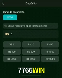 deposits 7766WIN